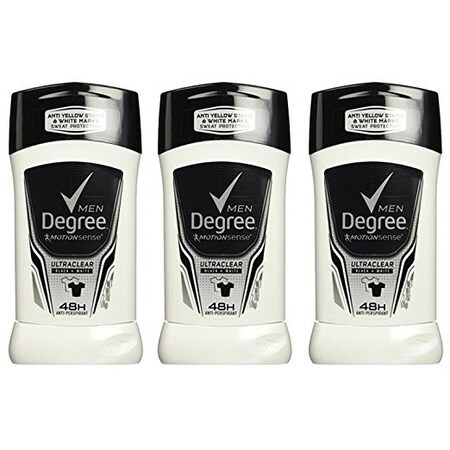 Degree Male Invisible Solid Motion Sense Black & White 2.7z 175765